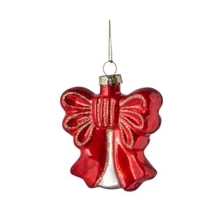 Red bow decoration