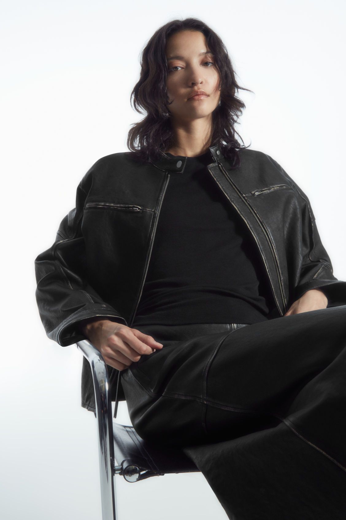 Leather Moto Jacket