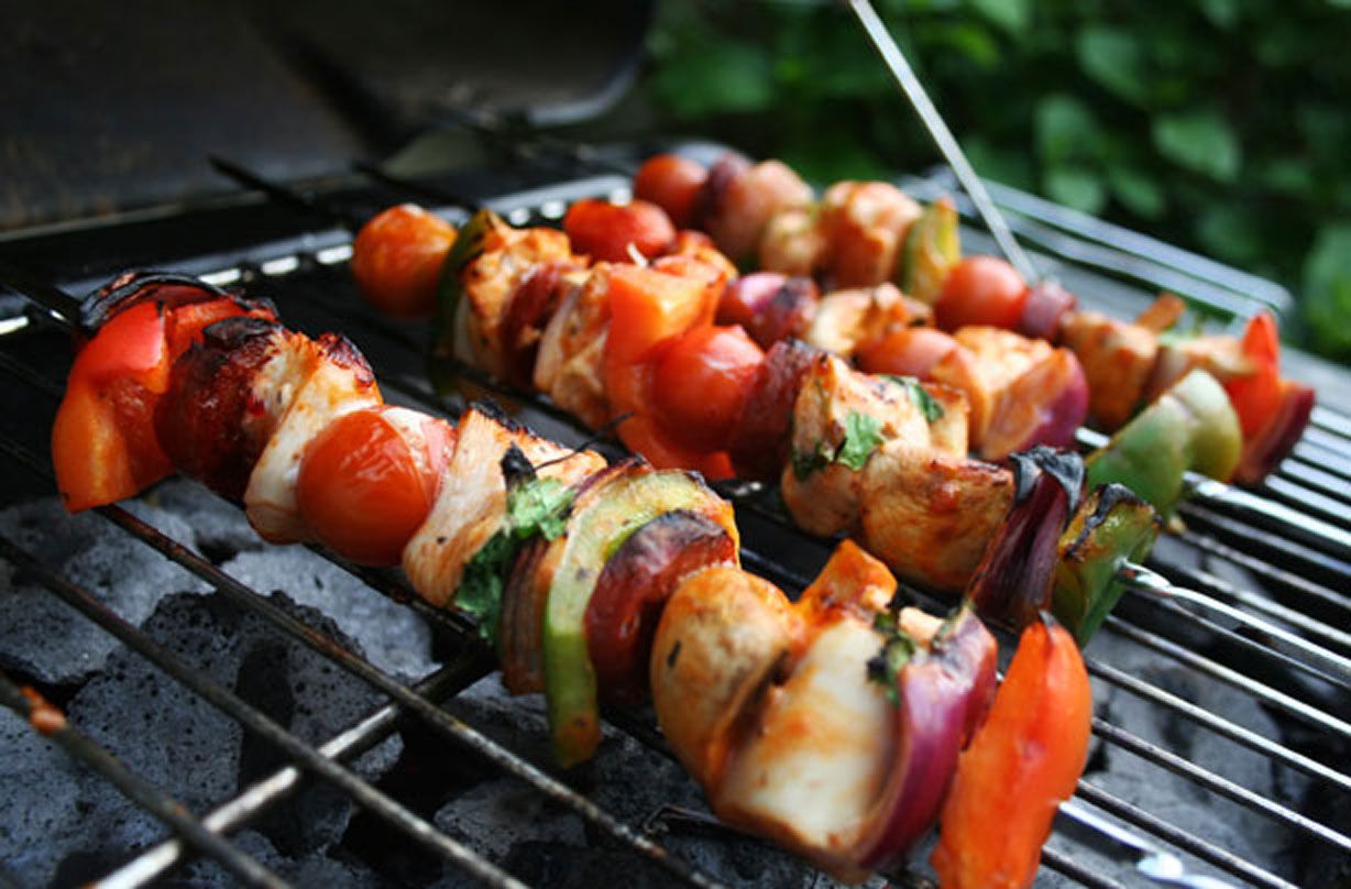 Sweet chilli chicken kebab Good To Dinner Recipes GoodtoKnow