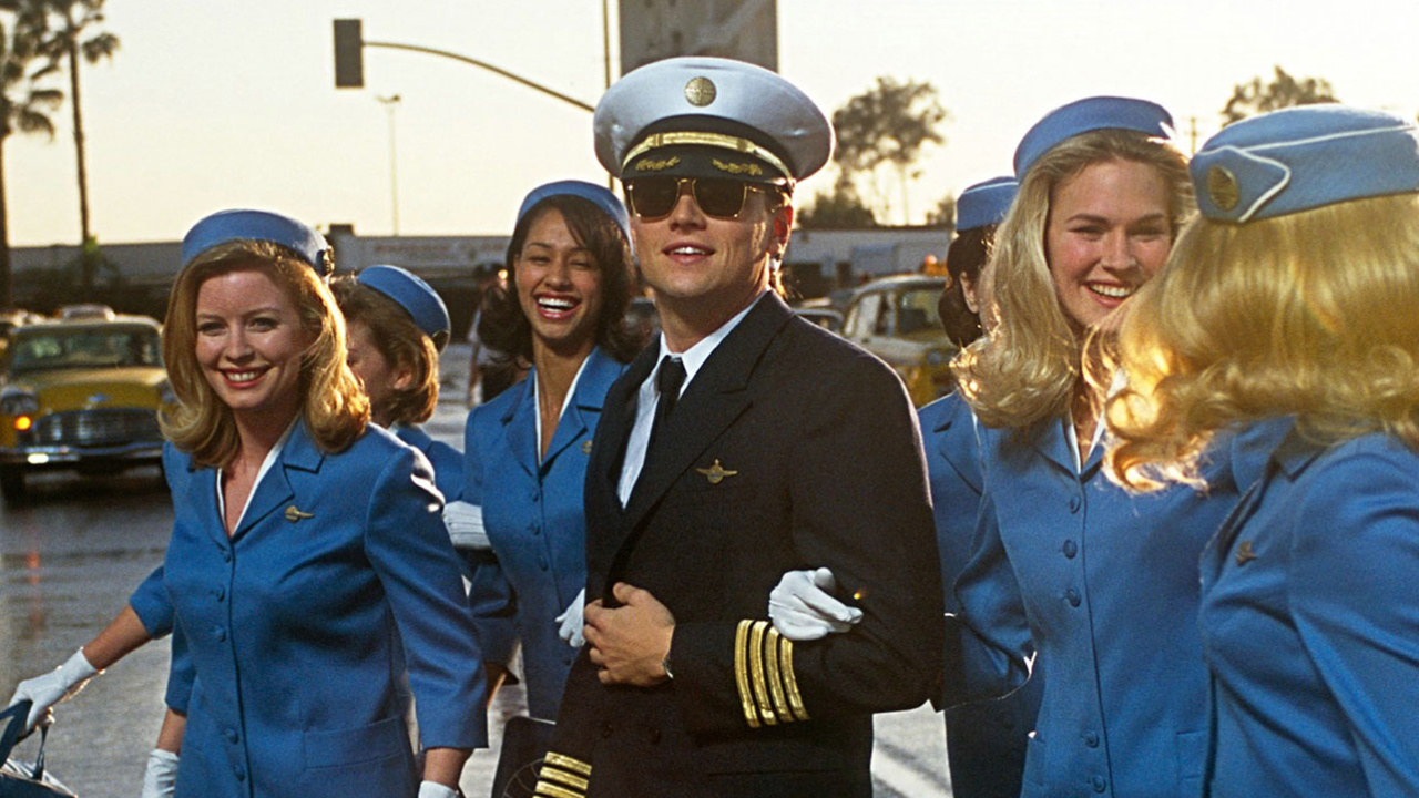 Leonardo DiCaprio in Catch Me If You Can.