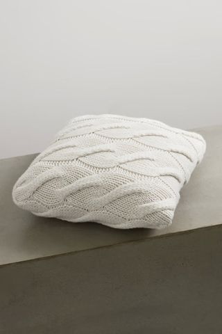 A cashmere pillow