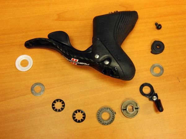 All-new Ergopower shift internals yield a snappier and more positive feel than before.