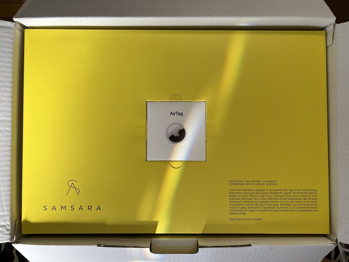 Samsara Tag Smart Airtag Luggage Lifestyle Unboxing