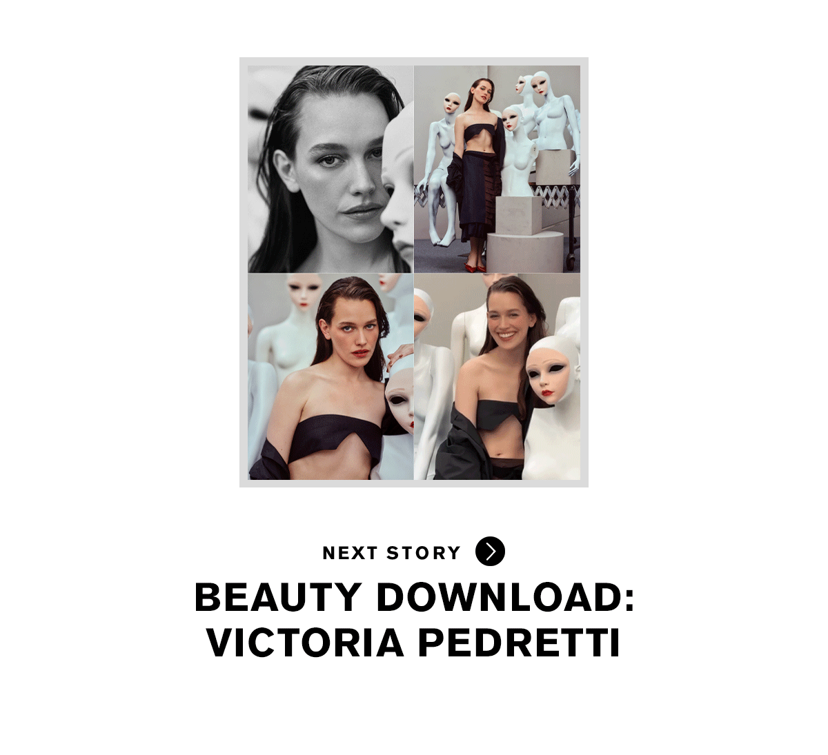 Who What Wear Beauty Download Spring 2026 Fashion Issue cover featuring Victoria Pedretti.