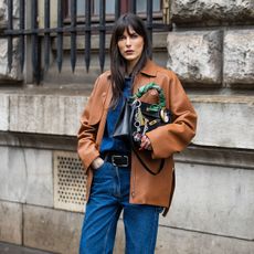 Denim shirt outfit