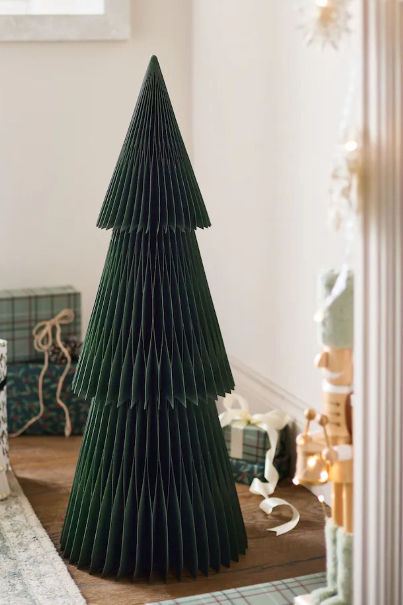 Next, Green 3ft Paper Christmas Tree