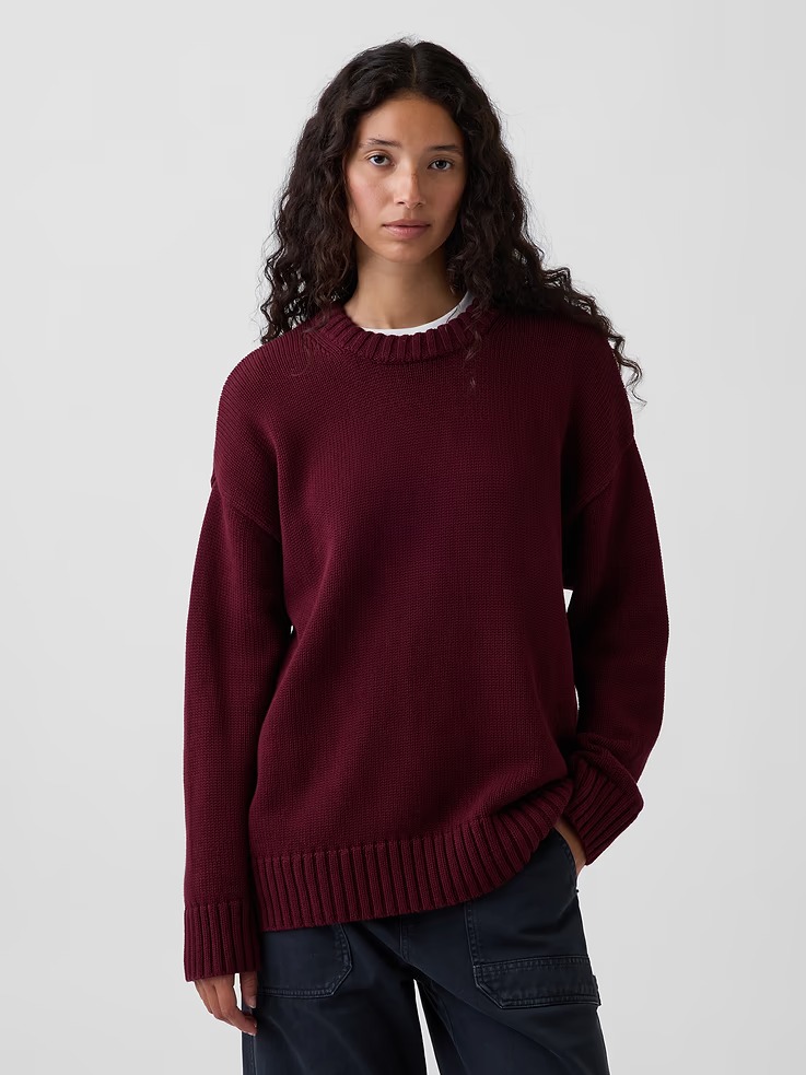 Gap, 100% Cotton Oversized Sweater