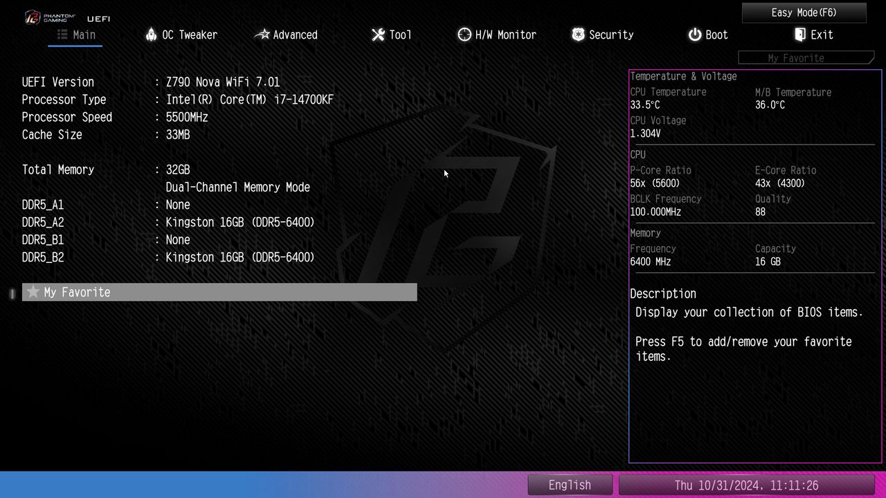An ASRock BIOS page on a Z790 motherboard in 1080p.