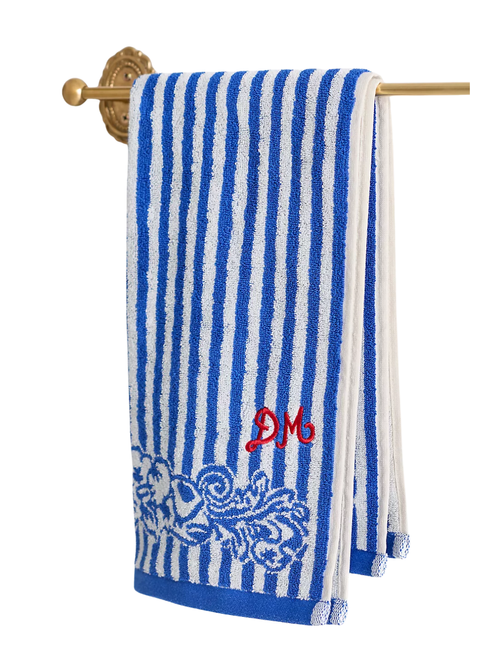 Damson Madder Cotton Woven Hand Towels