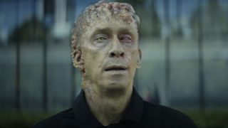 The Leader talking to Sam before Ross turns into Red Hulk