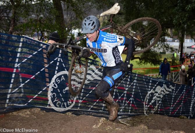 Collegiate racing at the USA Cycling Cyclo-cross National Championships in Austin.