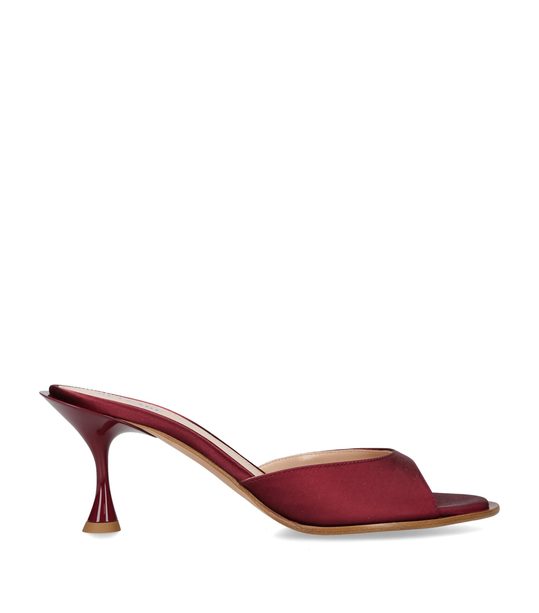 Betz&amp;Aacute;be Satin Jenni Heeled Mules 65