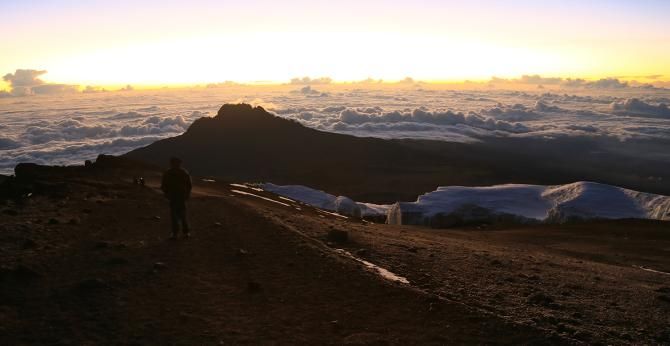 Sunrise from the mountain