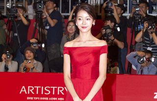 Go Won-hee on the red carpet at Busan International Film Festival
