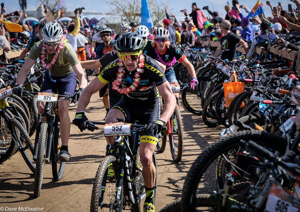 Caleb Johnson (Best Name Ever Team) got off to a top ten start then passed everyone ahead of him.