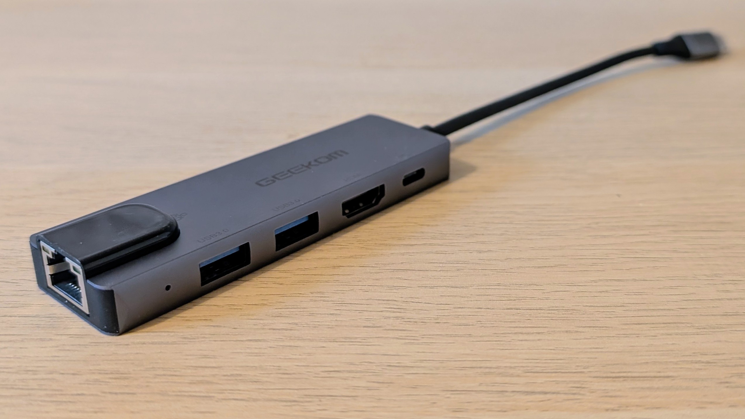 The Geekom X14Pro on a desk