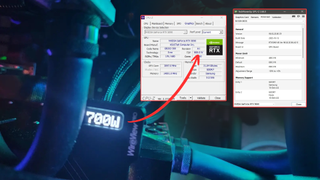 Modded RTX 5090s pushing past their 600W power limit, thanks to a custom 800W XOC BIOS from Asus' ROG Matrix GPU