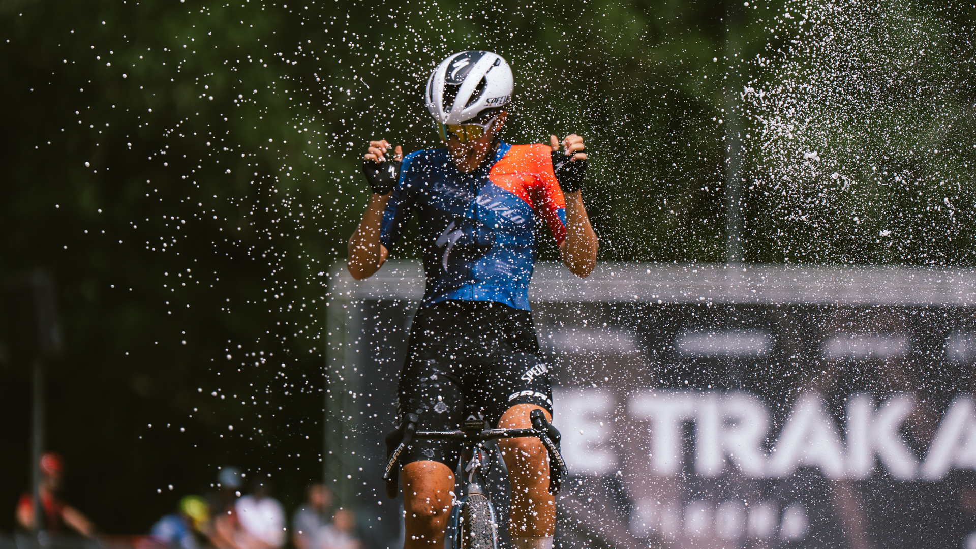 Celebration time for Sofia Gomez Villafa&amp;ntilde;e as she wins 2025 The Traka 200 on her first try