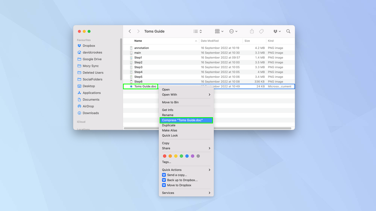 How to zip a file Tom's Guide