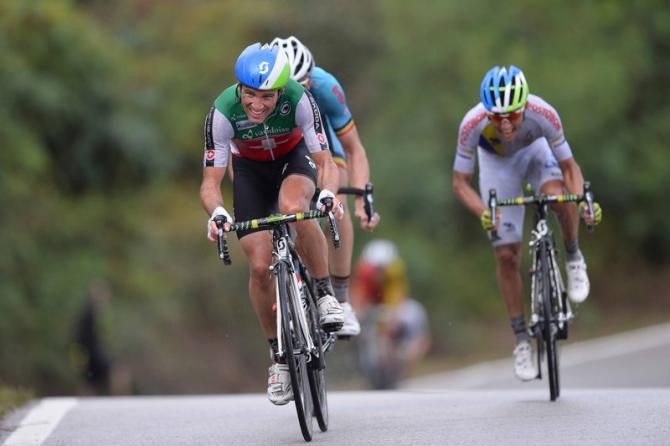 Michael Albasini (Switzerland) was aggressive on the final lap