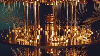 quantum computer stock image