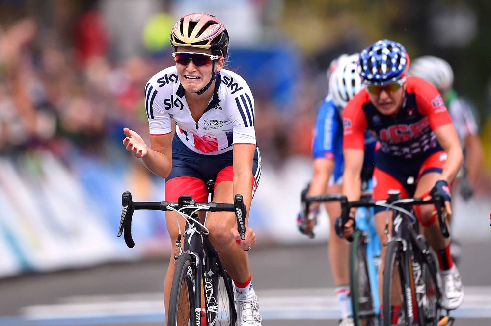 Elizabeth Armitstead (Great Britain) can't believe what she's achieved