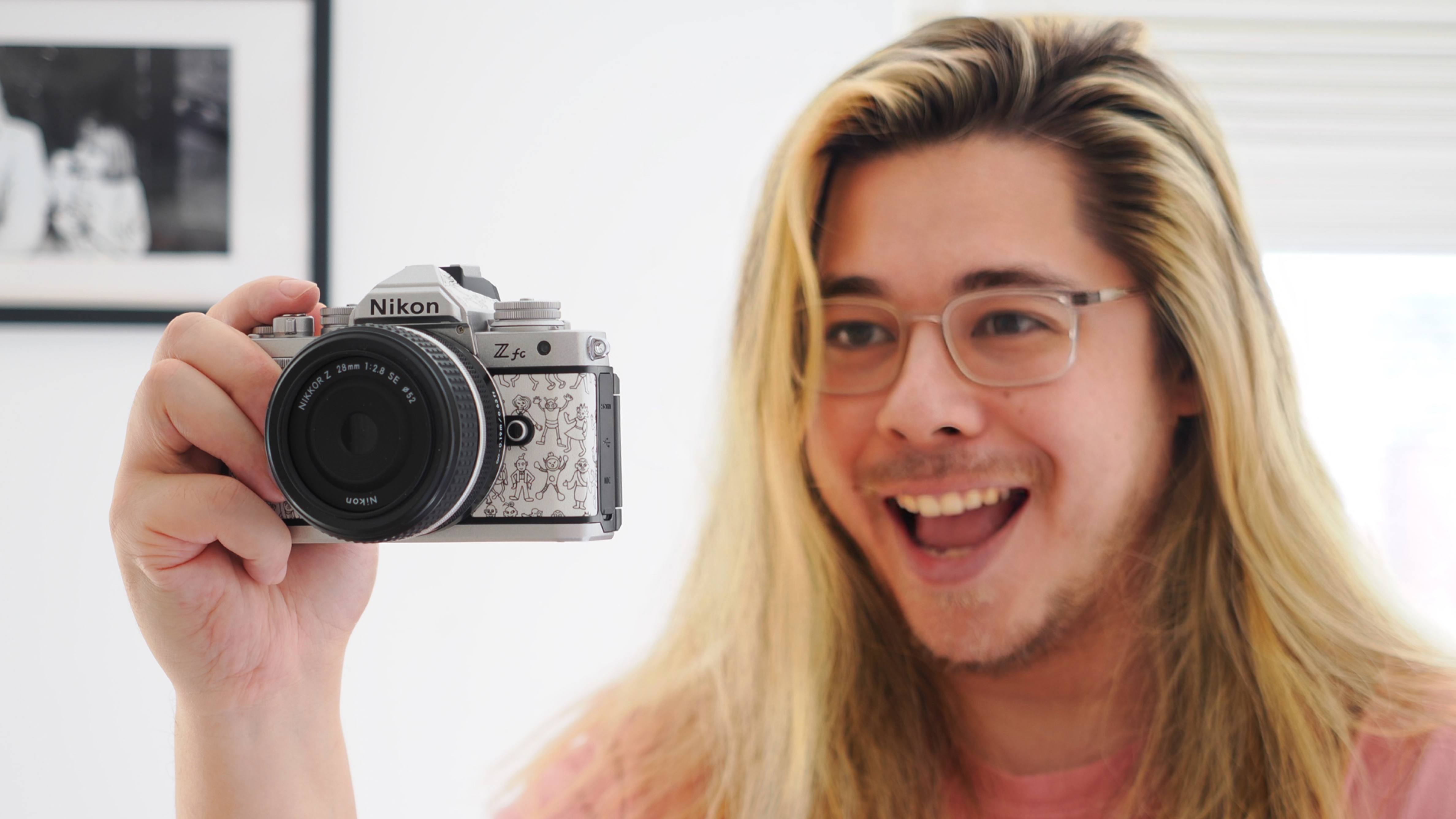 James Artaius using a Nikon Z fc, one of the best cameras for beginners