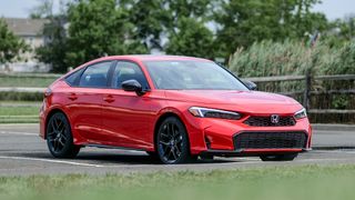 2025 Honda Civic Sport Hatchback Hybrid test drive.