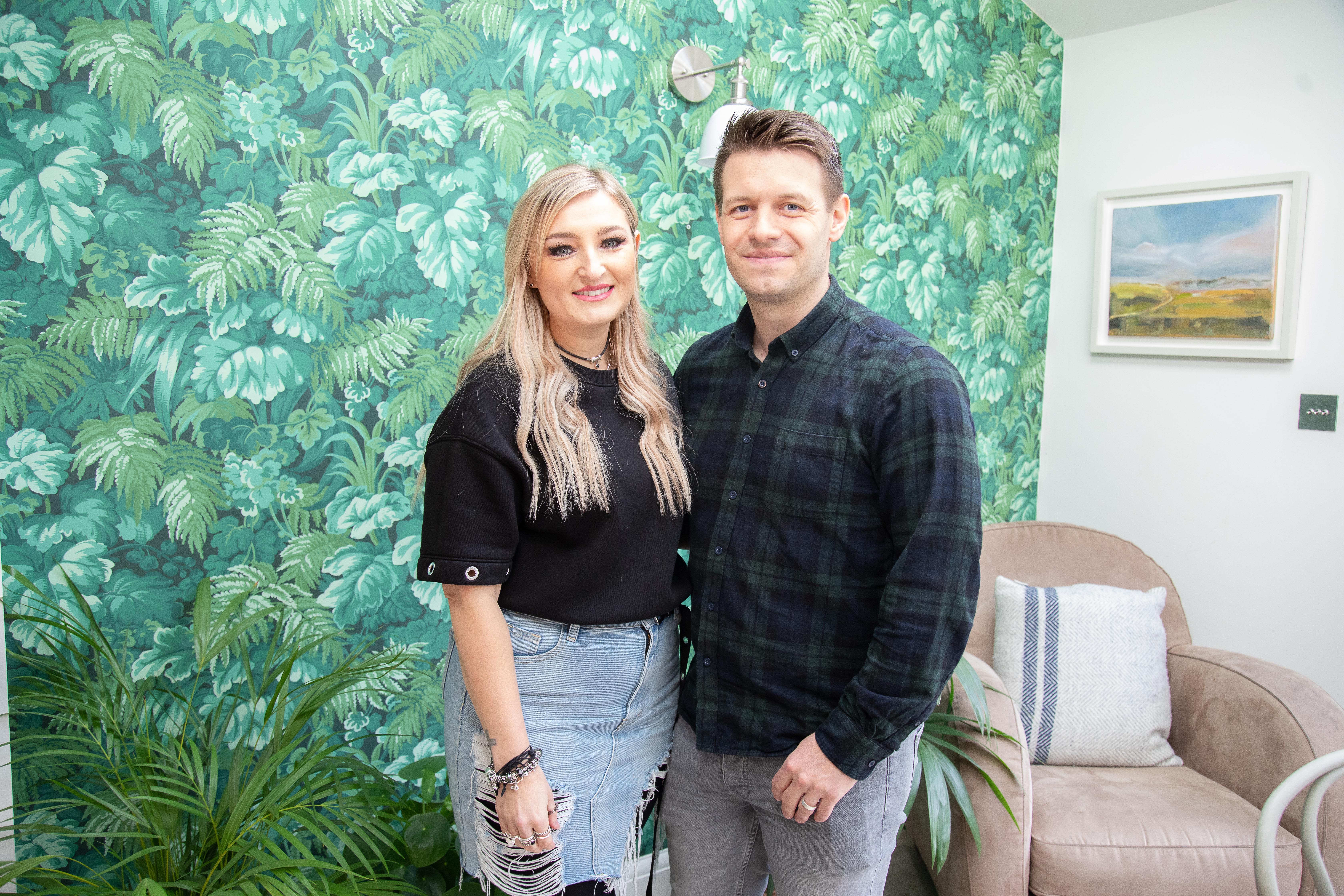 Amie and Rob in Rochelle Humes: Interior Designer in the Making