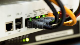 Best ethernet switches 2022: Ethernet cables in a router