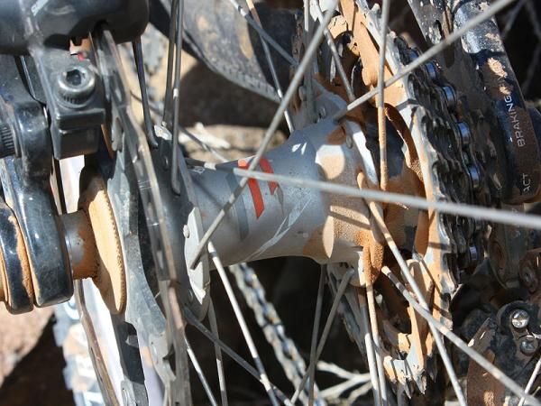 The Bontrager Race X Lite wheels features the company's new rear hub design.