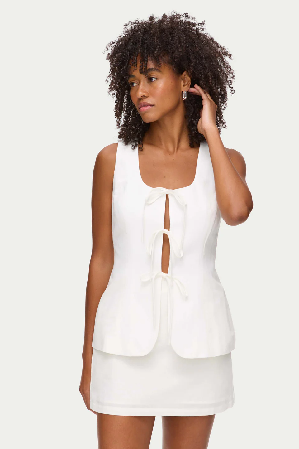 Hadley Linen Mini Skirt