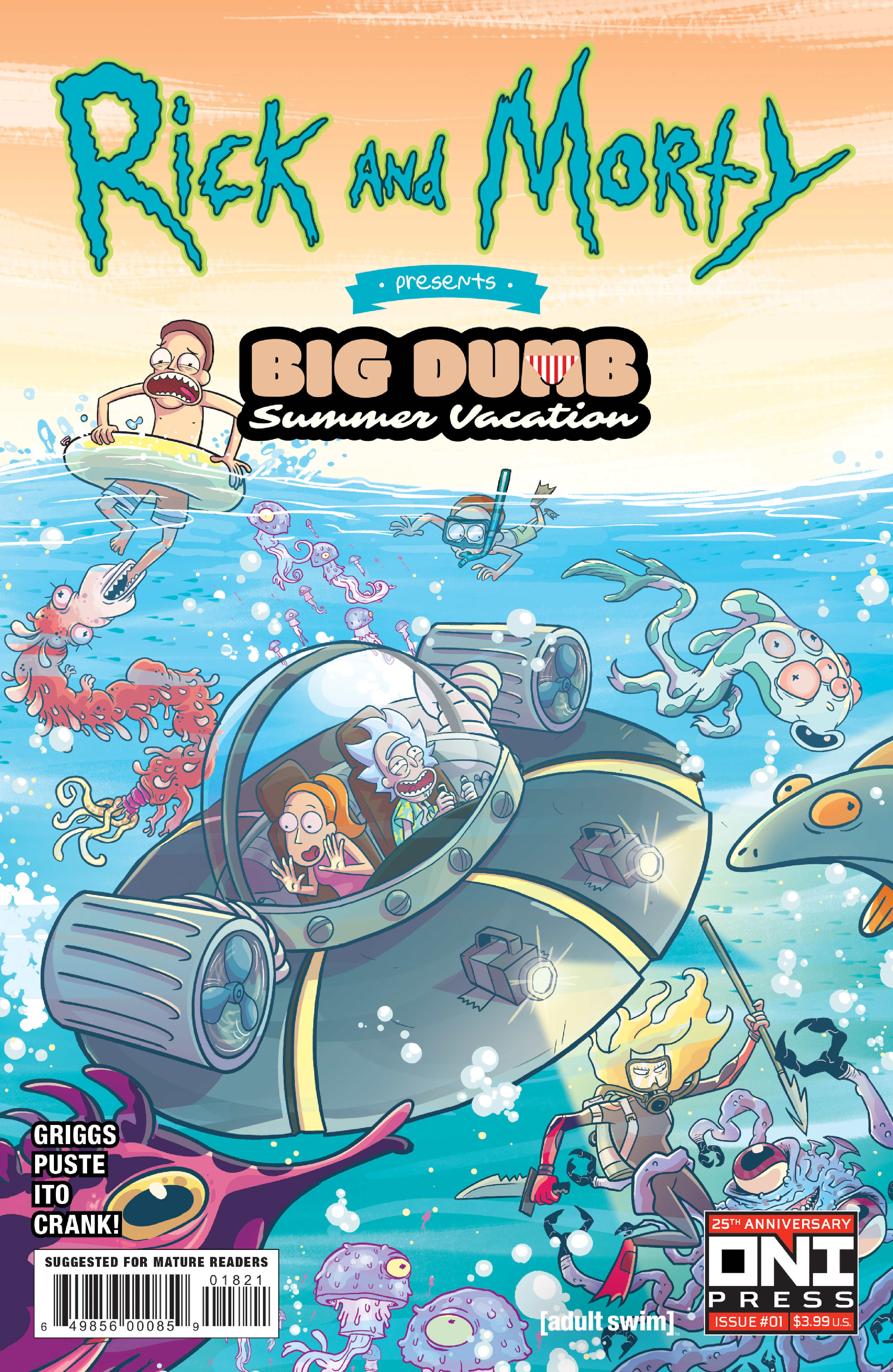 Rick and Morty Presents: Big, Dumb, Summer Vacation #1 portada variante