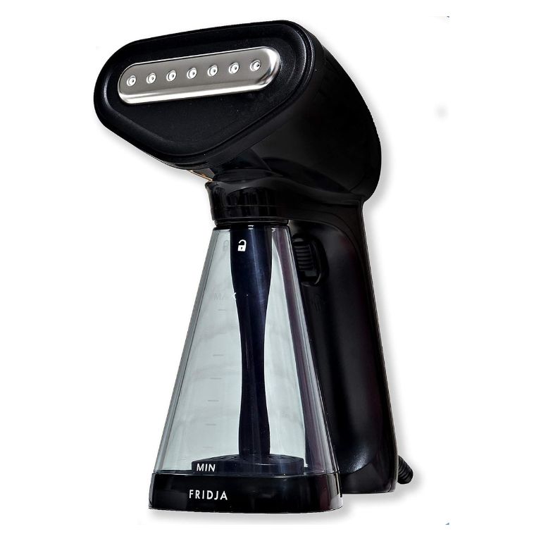 Black handheld steamer