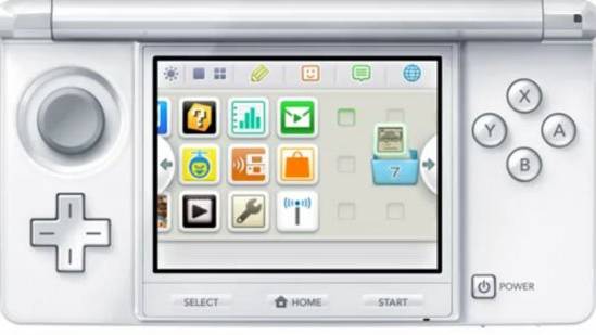 Nintendo 3DS folder screen