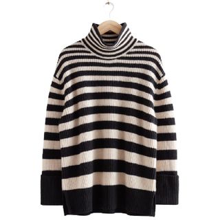 & Other Stories Oversized Turtleneck Knit Jumper