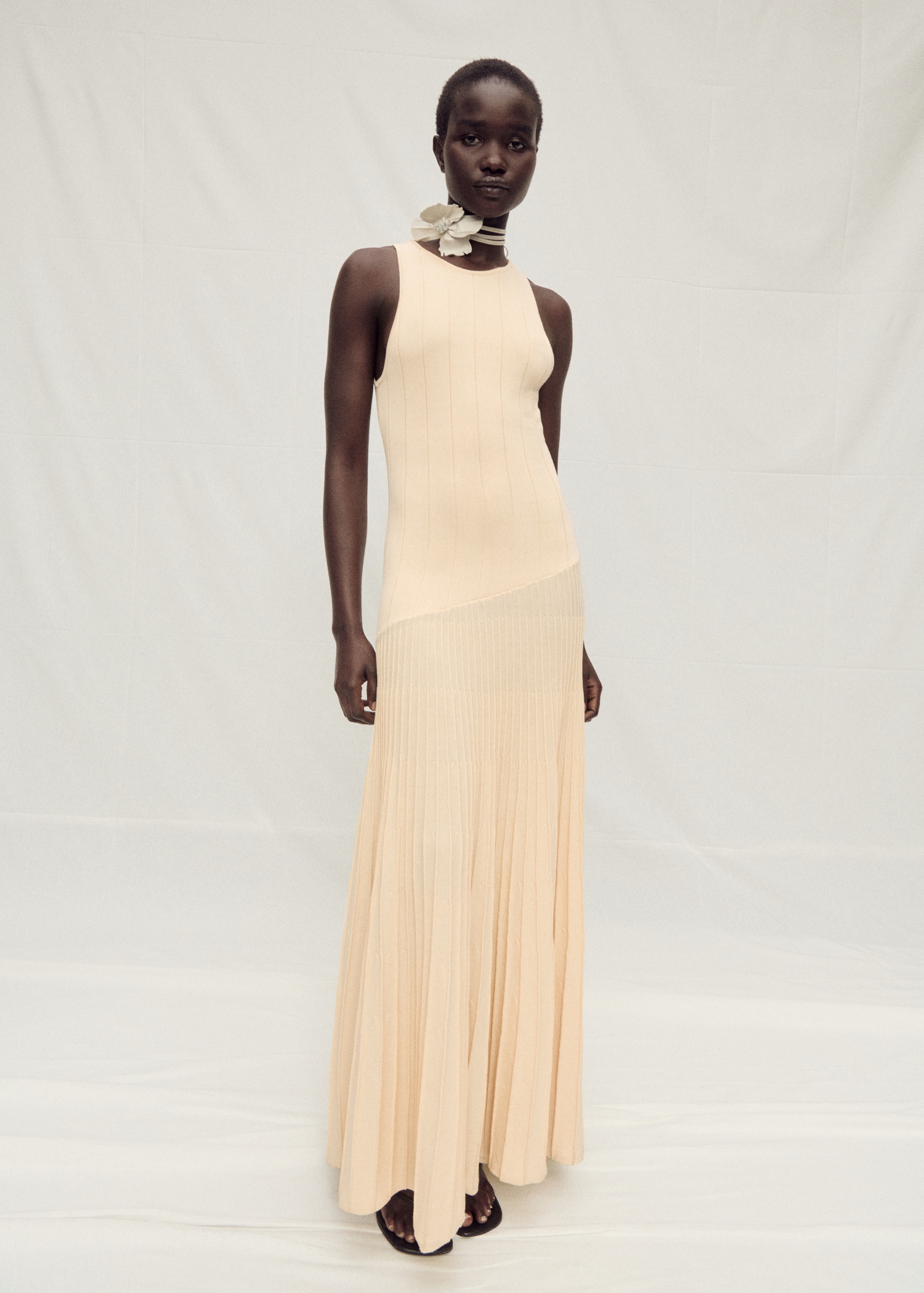 MANGO, Pleated Knitted Dress - Women | Mango Usa