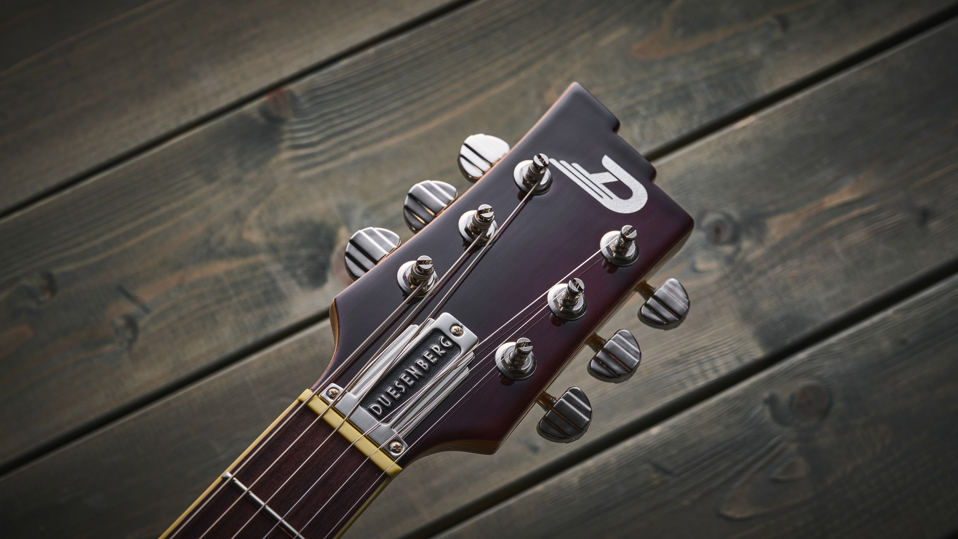 Duesenberg Alliance Series Tom Bukovac: the new semi-hollow signature model is a stunning singlecut with a quilted maple build in a natural finish.