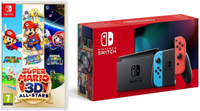 Nintendo Switch (Neon Red/Neon Blue) + Super Mario 3D All-Stars