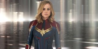 Brie Larson as Captain Marvel in her solo movie Marvel Studios