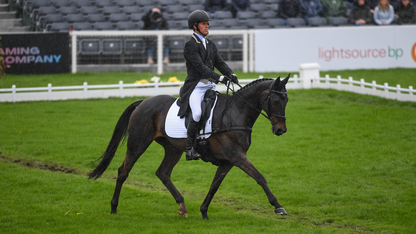 Badminton Horse Trials: Tom Crisp and Liberty And Glory