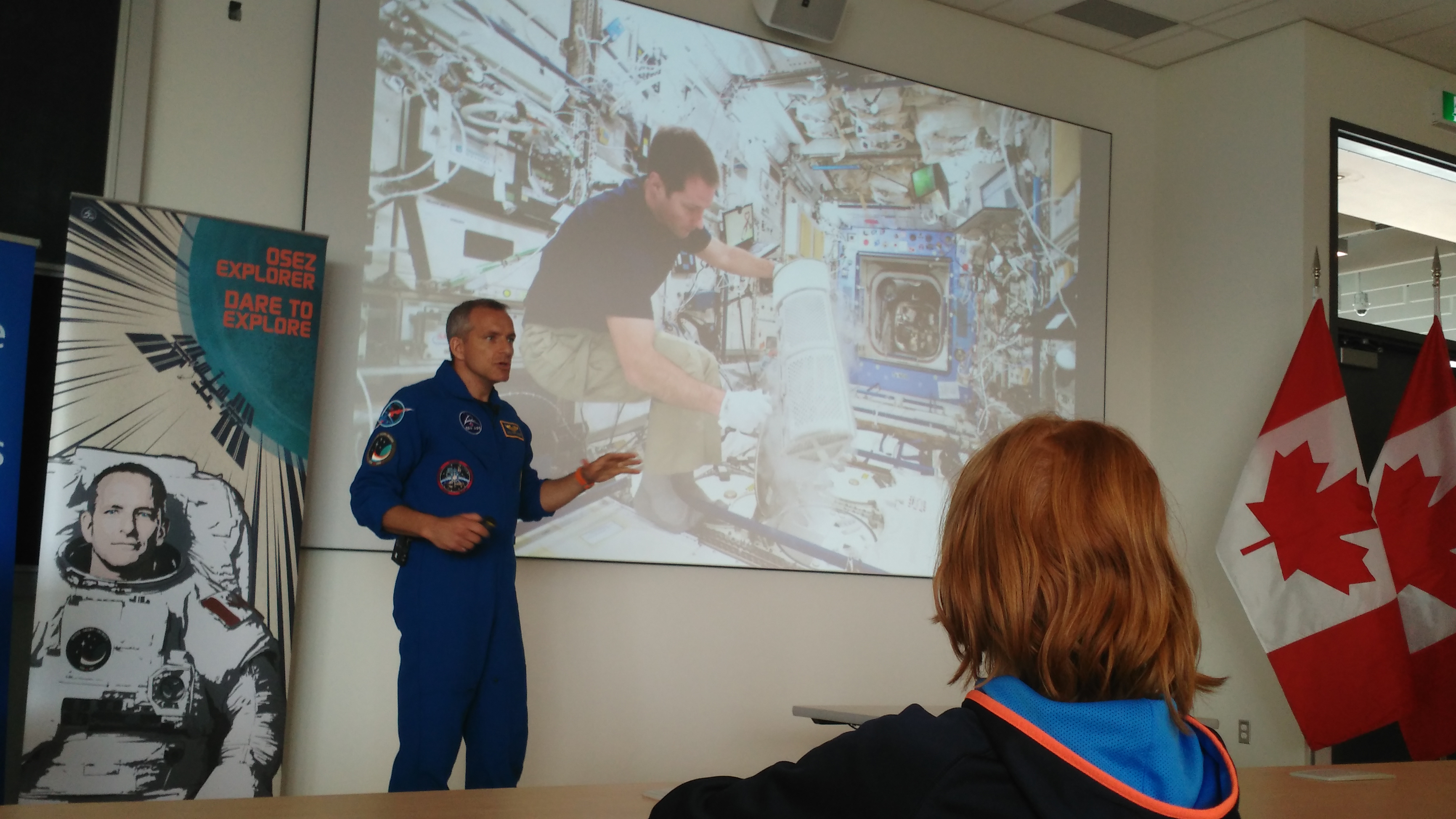 Canadian astronaut David Saint-Jacques