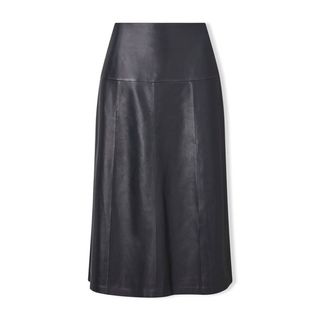cefinn leather midi skirt for a capsule wardrobe