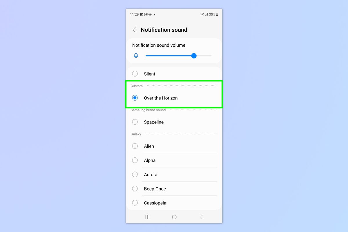 How to change Samsung Galaxy notification sounds and set custom tones