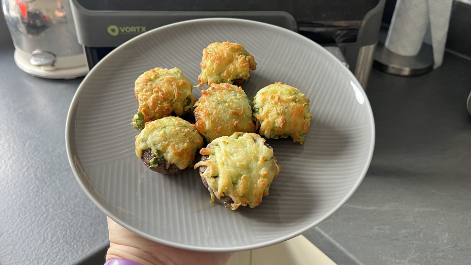 I Made These Viral Air Fryer Stuffed Mushrooms And My Friends Didn T Believe They Were Homemade