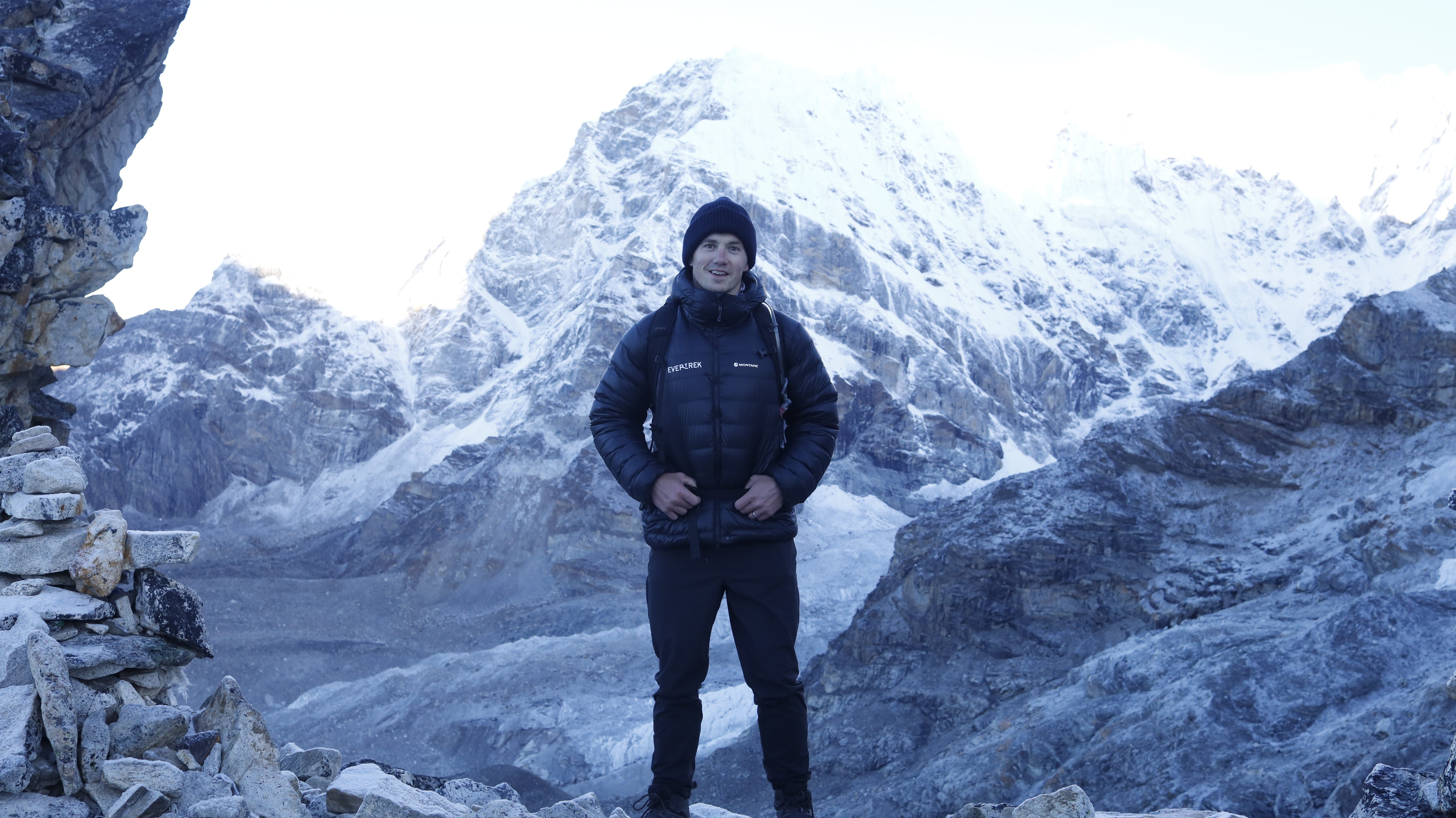 Jonathan Davies at Kala Patthar