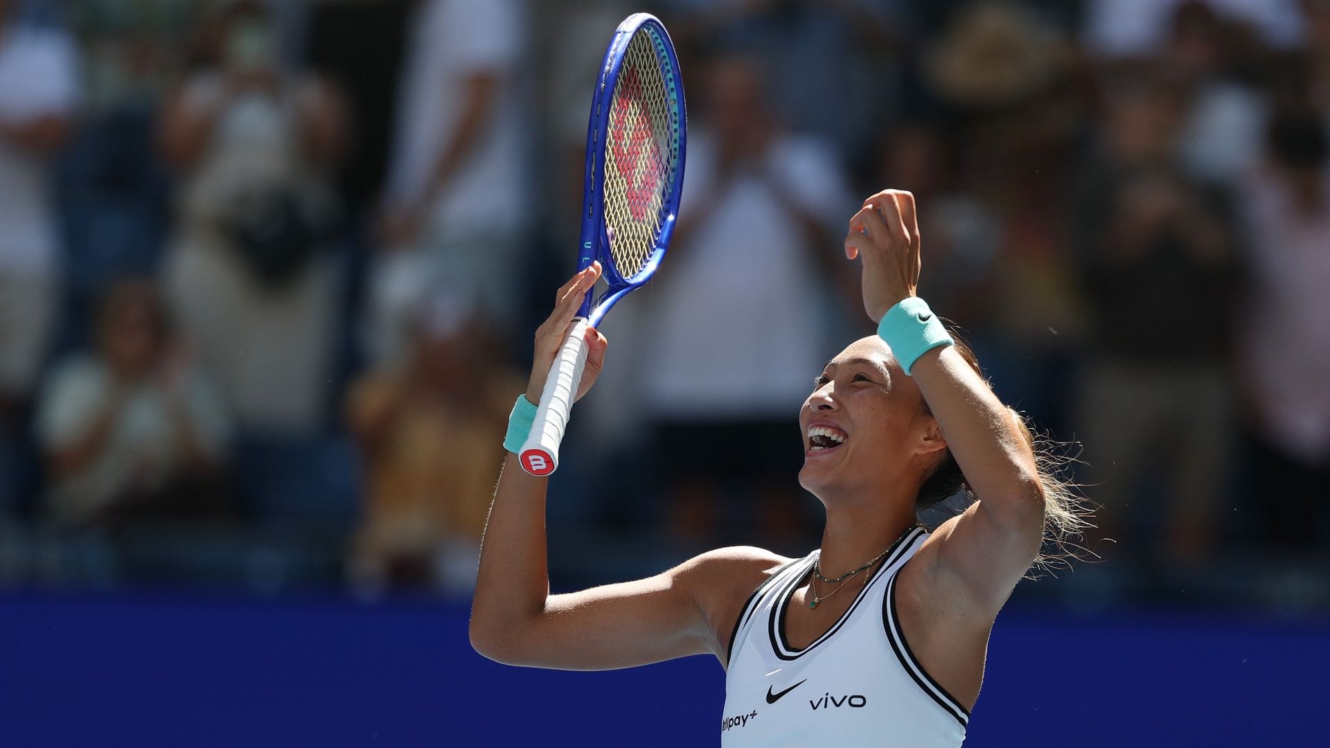 Qinwen Zheng at US Open 2026