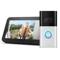 Ring Video Doorbell 3:$289.98 $149.99 + free Echo Show 5 at Amazon