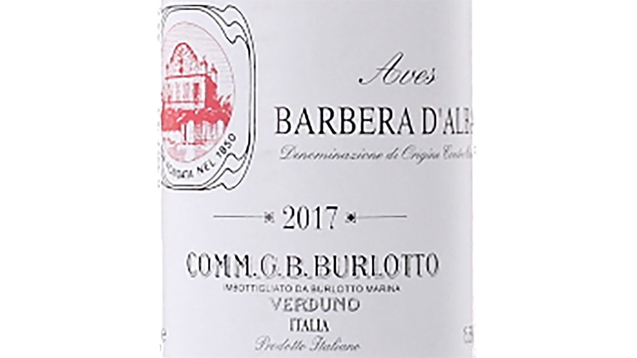 2017 Barbera d’Alba, Aves, GB Burlotto, Piemonte, Italy