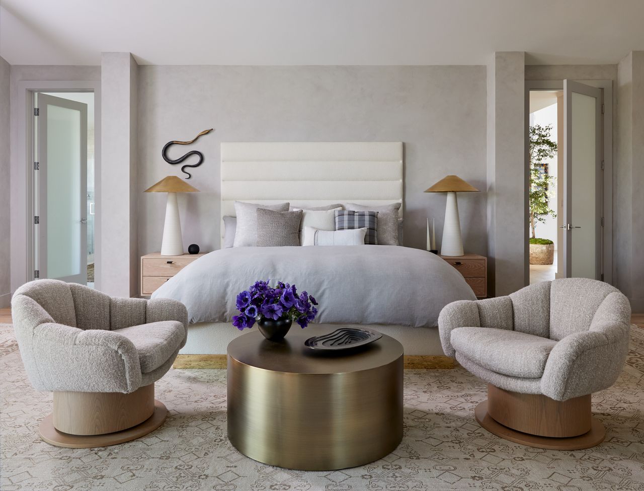 A large master bedroom